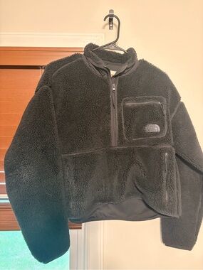 The North Face Black Sherpa Pullover Jacket